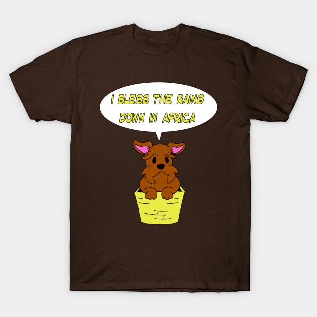 Toto Bless The Rain Down in Africa T-Shirt by Blaze_Belushi
